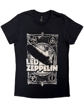 Led Zeppelin Ladies T-Shirt - Vintage Print