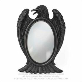 Miroir ALCHEMY GOTHIC 'black raven'