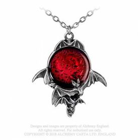 Pendentif ALCHEMY GOTHIC 'blood moon''