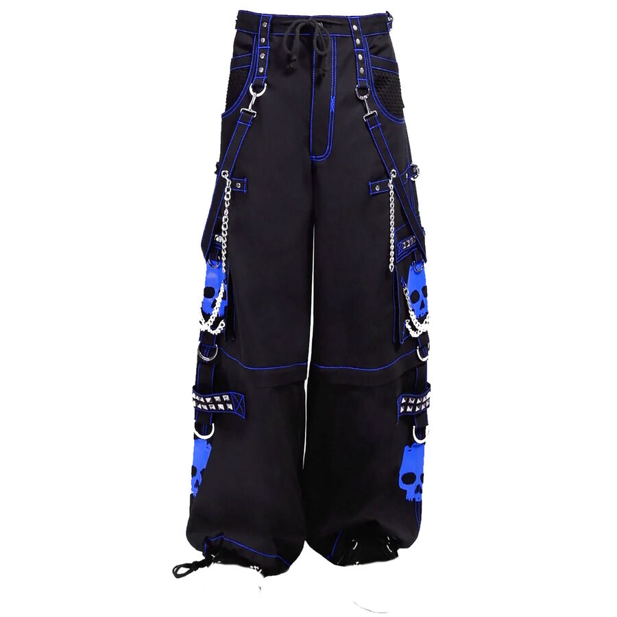 photo n°2 : Pantalon baggy unisexe 'blue skull'