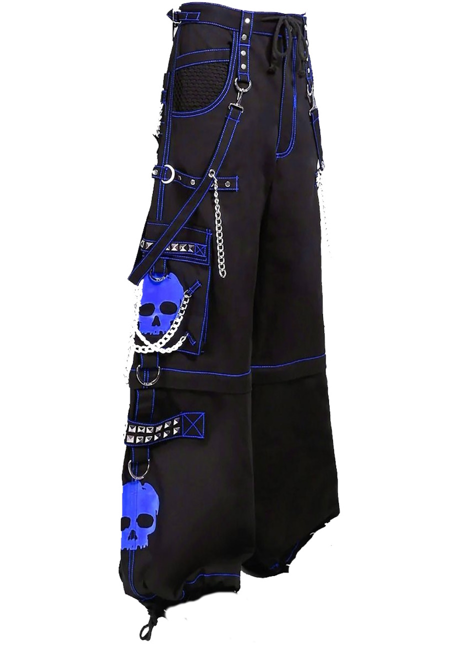 photo n°4 : Pantalon baggy unisexe 'blue skull'