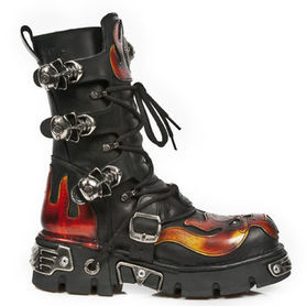 Bottes cuir New Rock M.378-C1