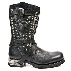 Bottes cuir New Rock M.MR020-C1