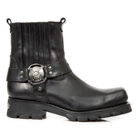 Bottines cuir New Rock M.7605-S1