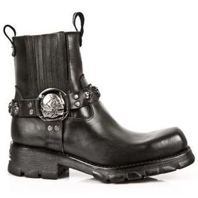 Bottines cuir New Rock M.7621-S1