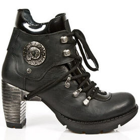 Bottines cuir New Rock M.TR010-S1