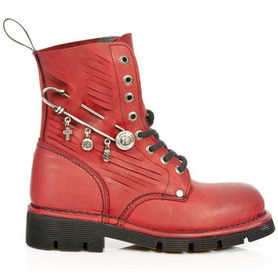 Bottines punk rouge New Rock M.MILI184-C2