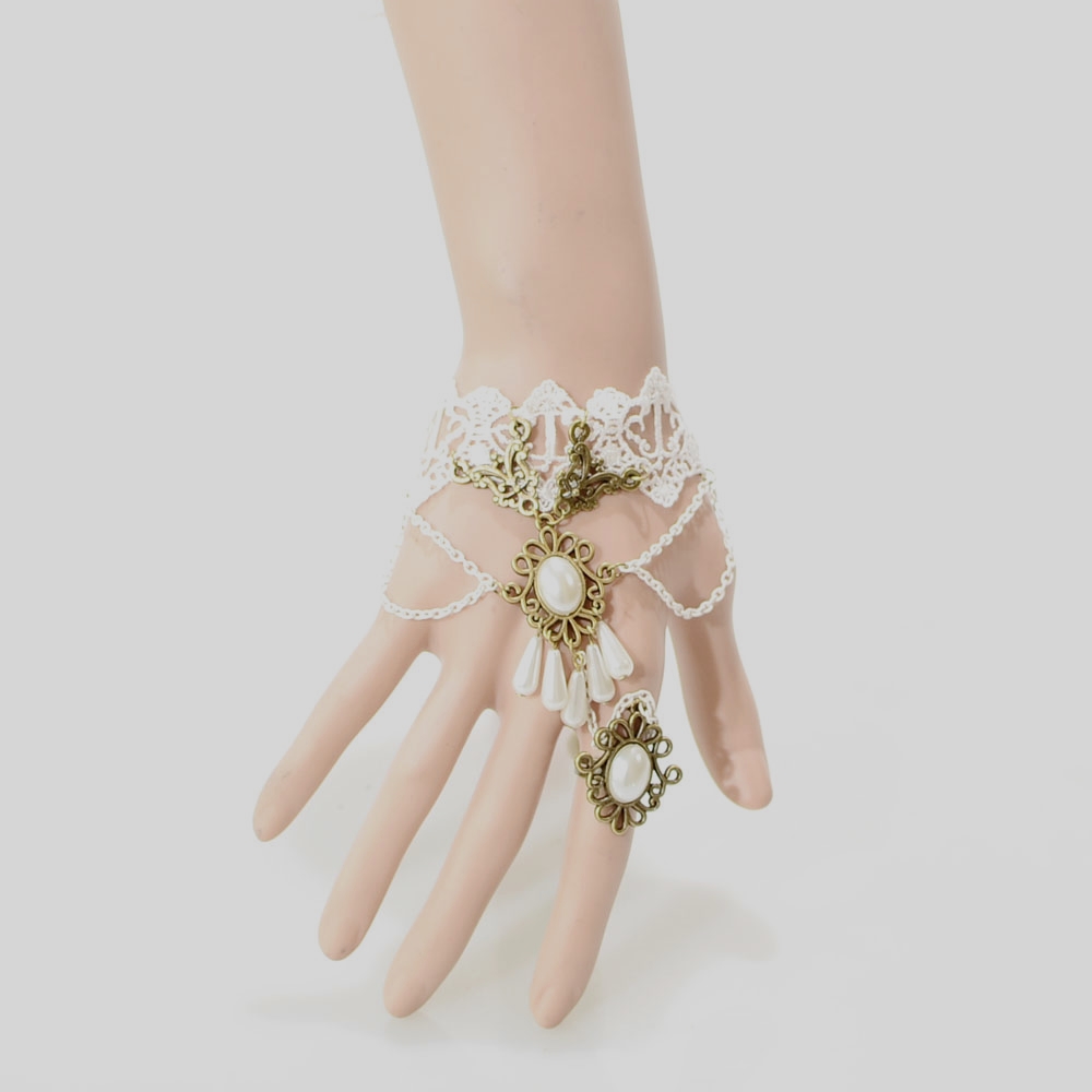 Bracelet victorien blanc