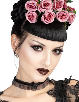 Ras-de-cou gothique Nocturna Rosalia - Sinister