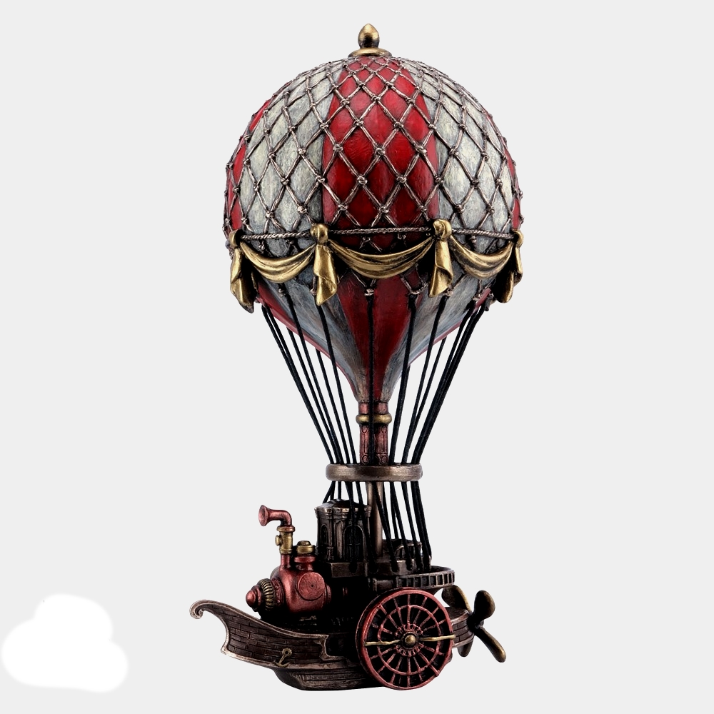 Montgolfière de décoration de style steampunk