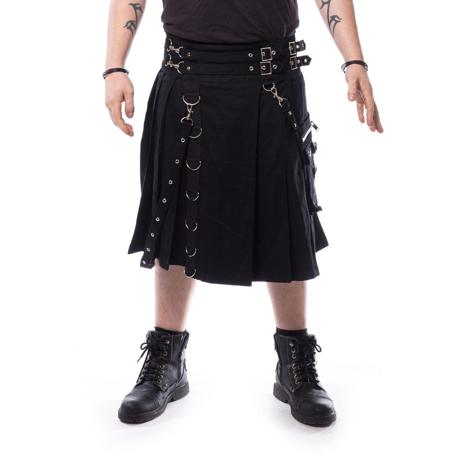 photo n°2 : Kilt noir POIZEN INDUSTRIES
