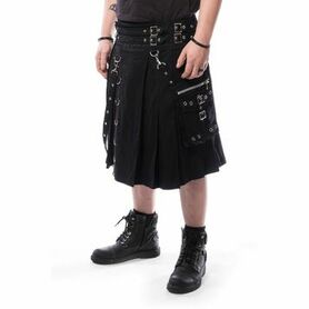 Kilt noir POIZEN INDUSTRIES