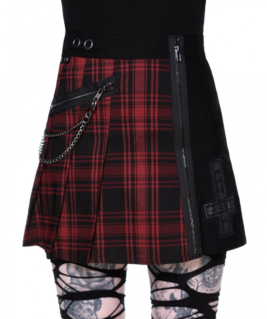photo n°2 : Mini jupe KILLSTAR 'calling alice tartan'