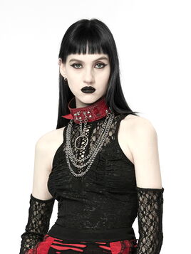 Collier PUNK RAVE 'Devil's horns'