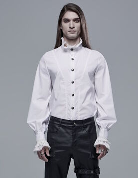 Chemise vampire blanche PUNK RAVE
