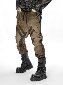 Pantalon cargo steampunk PUNK RAVE