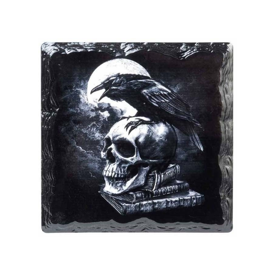 Dessous de verre ALCHEMY GOTHIC 'poe's raven'