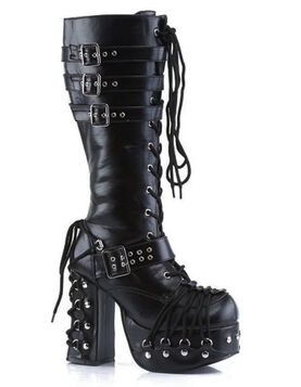 Bottes gothiques compens&eacute;es Charade 206 - Demoniacult