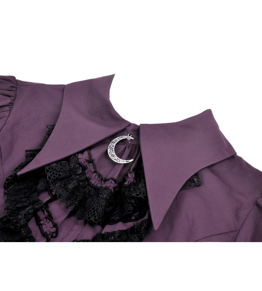 photo n°5 : Chemisier violet DARK IN LOVE 'lune pourpre'