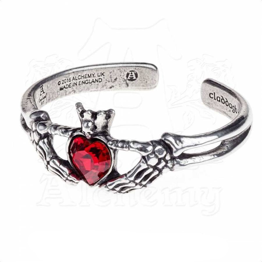 Bracelet Drakon Sheedrah En Étain Avec Cristal - Alchemy Gothic