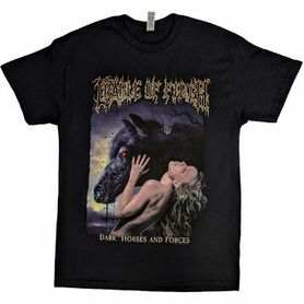 T-shirt officiel CRADLE OF FILTH 'Dark horses'