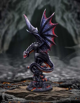 Figurine Dragon 'Cathoron's Call' - 49 cm