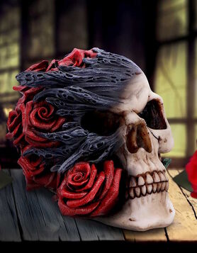 Crâne 'Soul Rose' - Nemesis Now