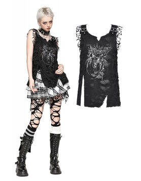 Haut DARK IN LOVE 'Linceul Urbain'