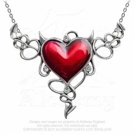 Collier ALCHEMY GOTHIC 'devil heart'