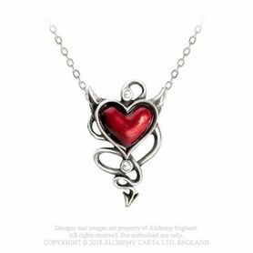 Collier ALCHEMY GOTHIC 'devil heart'