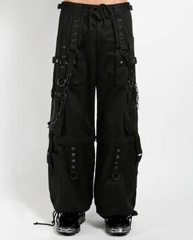 Pantalon baggy unisexe 'Black Hurricane'