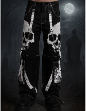 Baggy unisexe modulable DISCOBOLE 'Big Skull'
