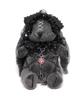 Peluche Gothique Lapin 'Nocturne Chains' - Devil Fashion