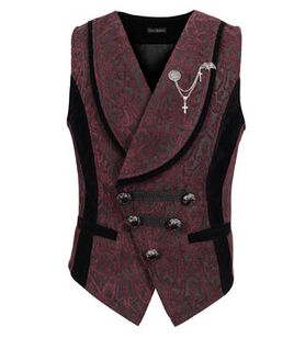 Gilet jacquard DEVIL FASHION 'Baron Vinitharius'
