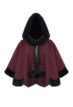 Cape lolita DEVIL FASHION 'Heidi red'