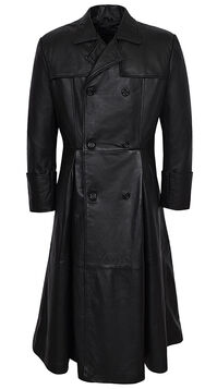 Long manteau gothique cuir homme 'Morpheus' '