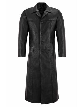 Manteau Gothique Cuir d'Agneau - Discobole