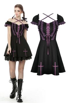 Robe gothique lolita 'harajuku'