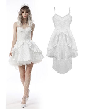 Robe gothique blanche DARK IN LOVE