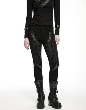 Pantalon gothique slim femme Punk Rave - Riot Lace