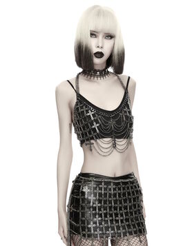 Harnais gothique Midnight Cross - Punk Rave