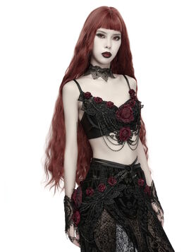 Bralette gothique Bloody Rose - Punk Rave