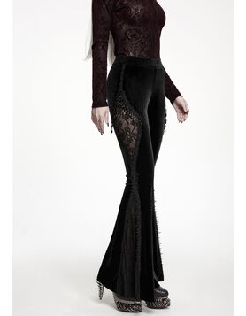 Pantalon gothique flare femme Punk Rave - Mourning Grace