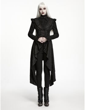 Veste gothique asym&eacute;trique Punk Rave - BLACK REGENCY