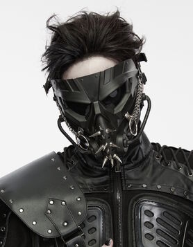 Masque Cyberpunk Iron Rebreather - Punk Rave