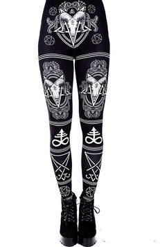 Leggings RESTYLE 'satanic leggings'