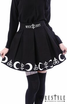 Jupe plissée RESTYLE 'symbol skirt'