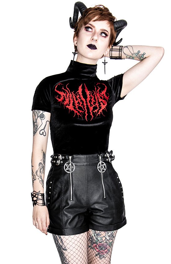 photo n°2 : Short RESTYLE en simili cuir