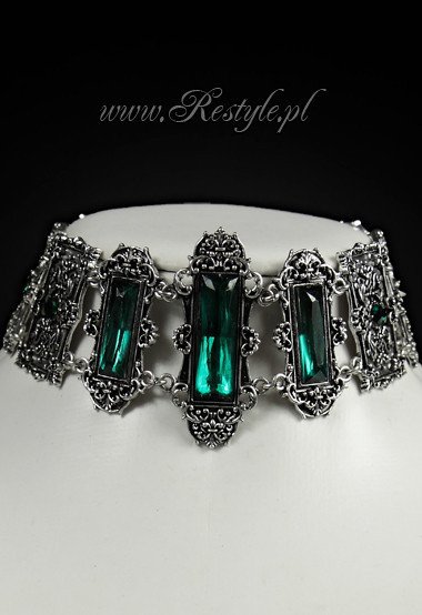 Collier gothique victorien RESTYLE vert