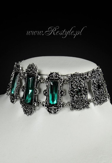 photo n°2 : Collier gothique victorien RESTYLE vert